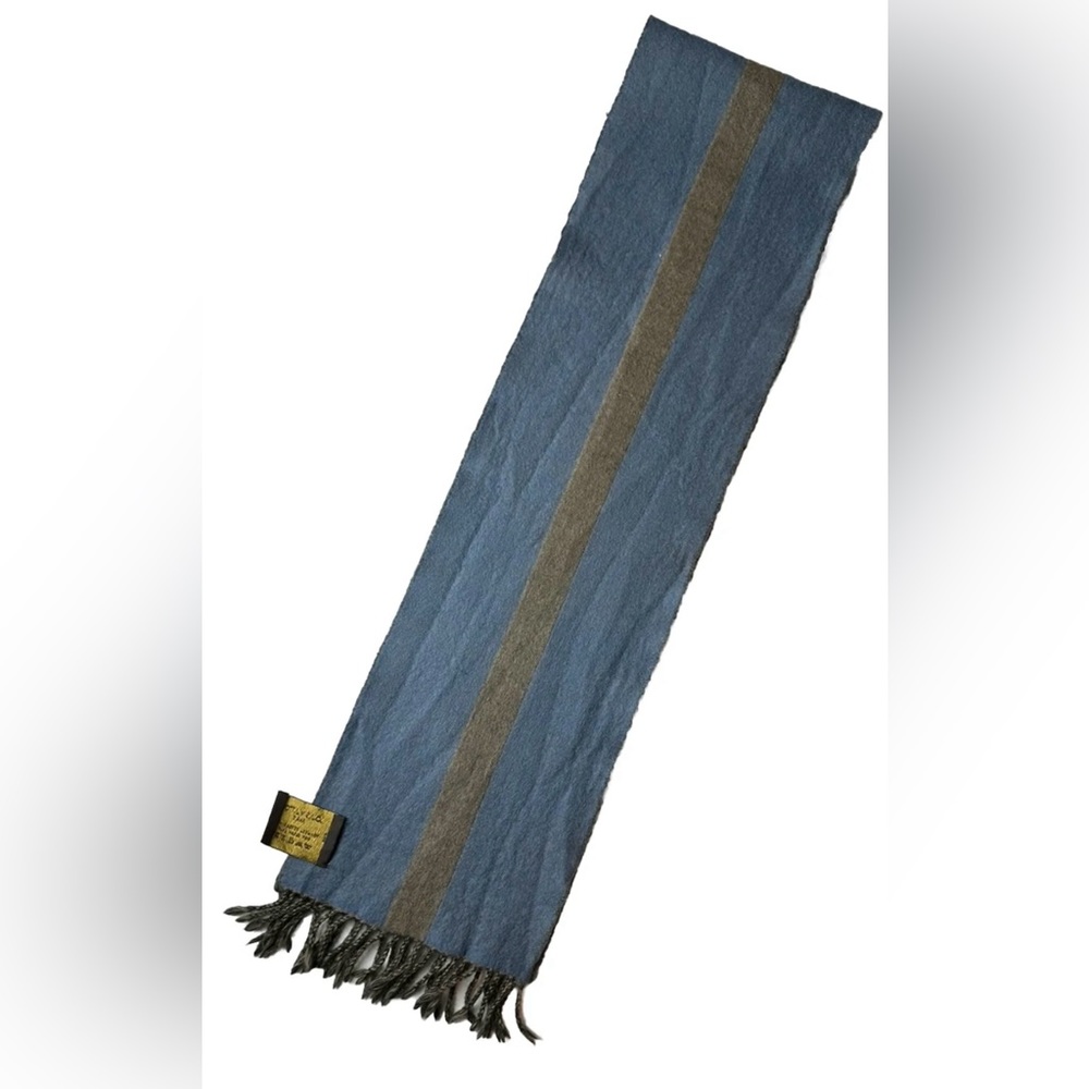 Louis Vuitton Bicolor Scarf Cashmere Wool Men Women LV - Picture 7 of 7